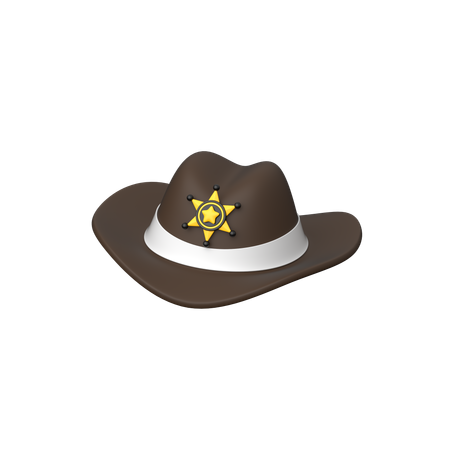 Sheriff  3D Icon