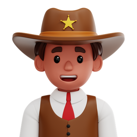 SHERIFF  3D Icon