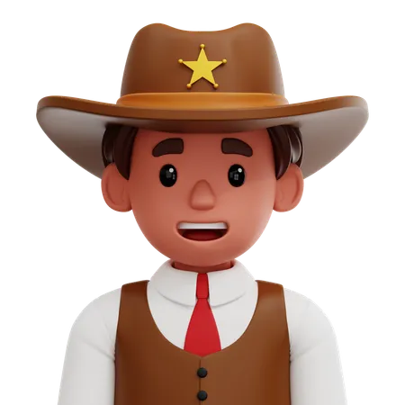 SHERIFF  3D Icon