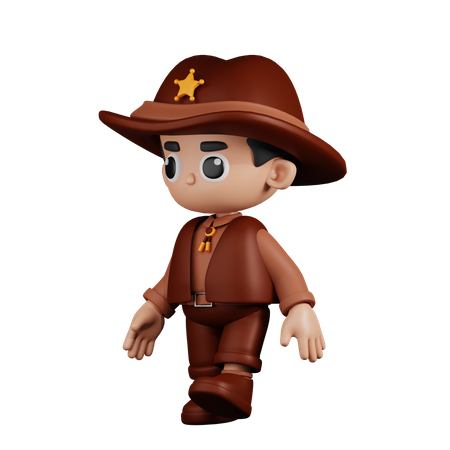 Sheriff andante  3D Icon