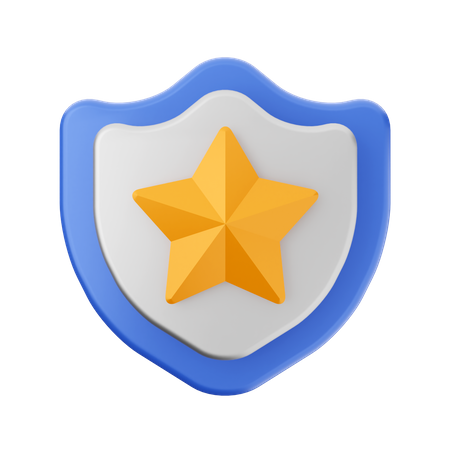 Sheriff Badge  3D Icon