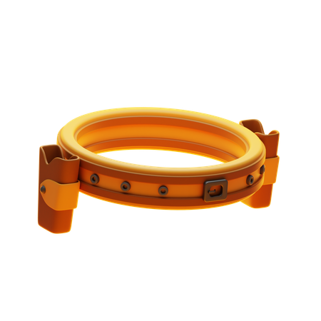 Sheriff Belt  3D Icon