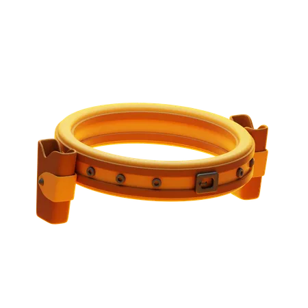 Sheriff Belt  3D Icon