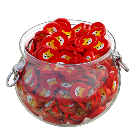 Shib Clear Glass Pot  3D Icon
