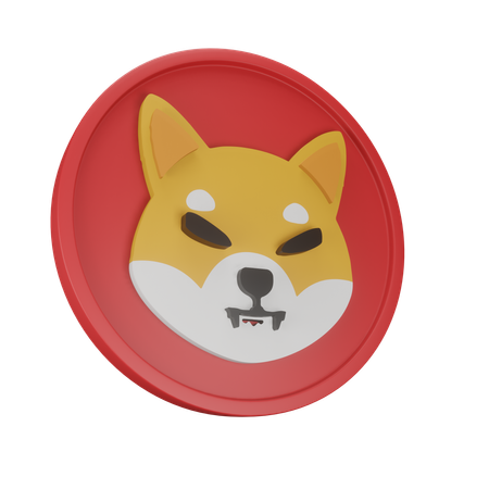 Shiba  3D Icon