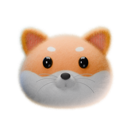 Shiba Inu  3D Icon