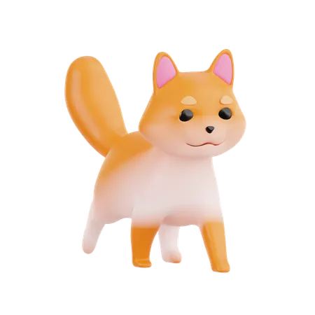 Shiba Inu  3D Icon