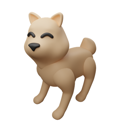 Shiba inu  3D Icon