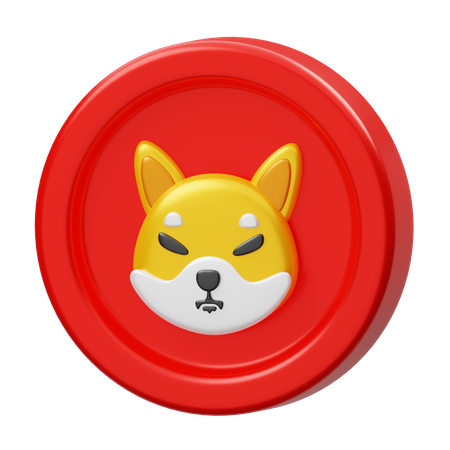 Shiba Inu  3D Icon