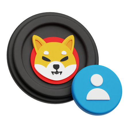 Shiba Inu Account  3D Icon