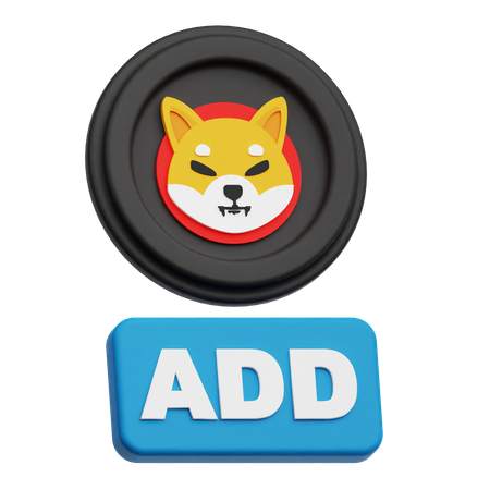 Shiba Inu Add  3D Icon