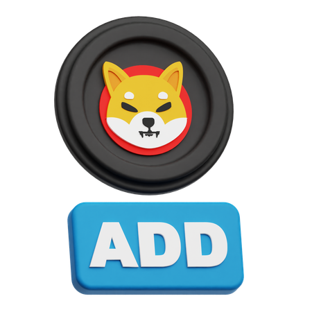 Shiba Inu Add  3D Icon