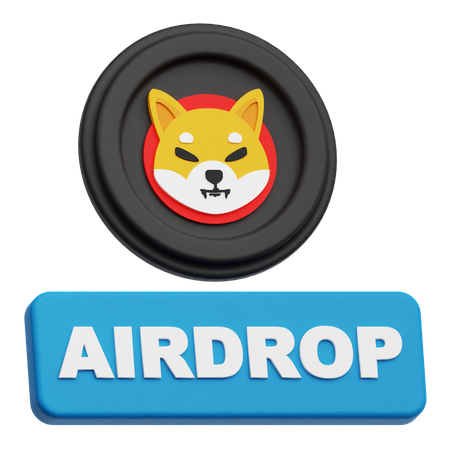 Shiba Inu Airdrop  3D Icon