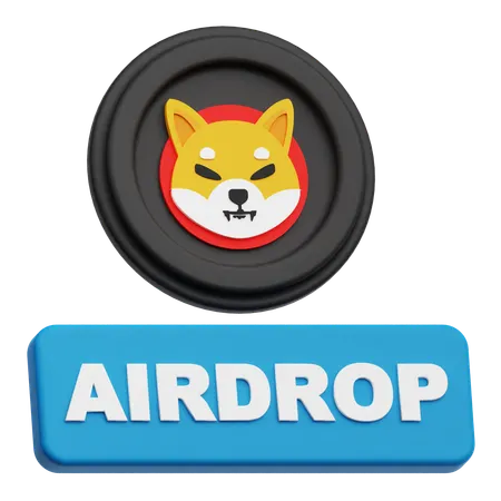 Shiba Inu Airdrop  3D Icon