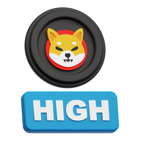 Shiba inu alto  3D Icon
