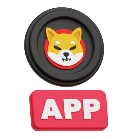 Shiba Inu App  3D Icon
