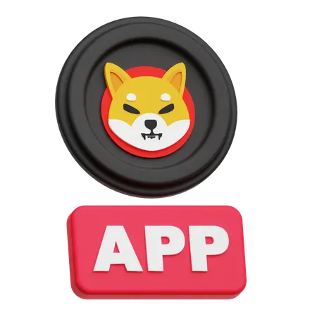 Shiba Inu App  3D Icon