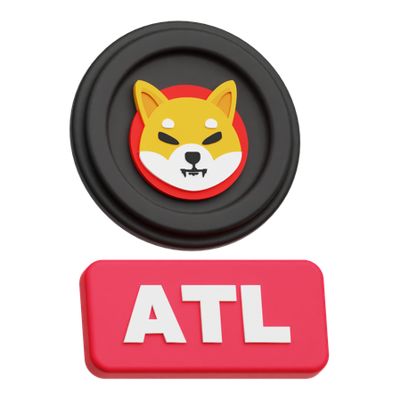 Shiba inu atl  3D Icon