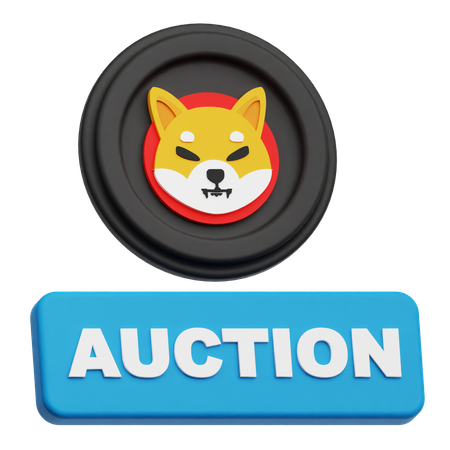 Shiba Inu Auction  3D Icon