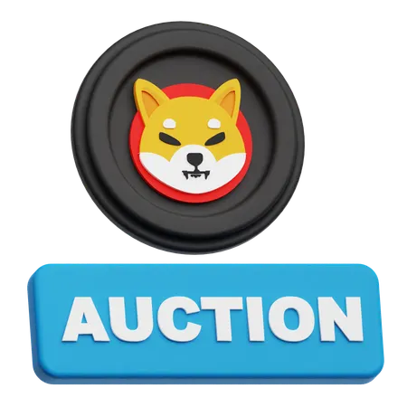 Shiba Inu Auction  3D Icon