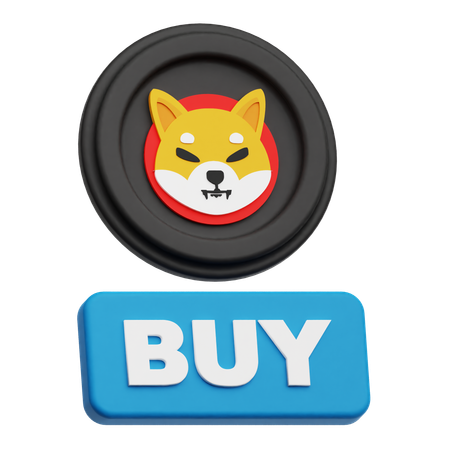 Shiba Inu Buy  3D Icon