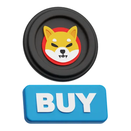 Shiba Inu Buy  3D Icon