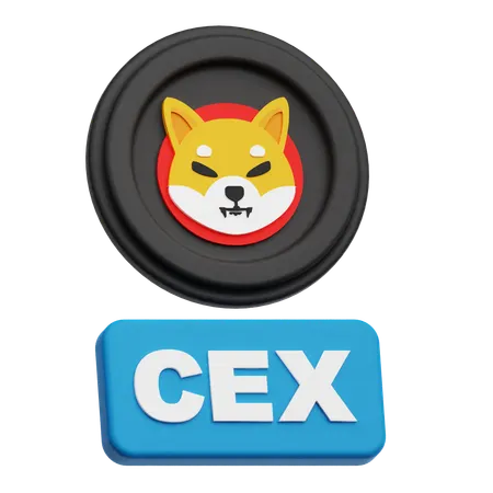 Shiba Inu Cex  3D Icon