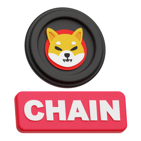 Shiba Inu Chain  3D Icon