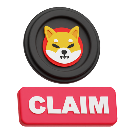 Shiba Inu Claim  3D Icon