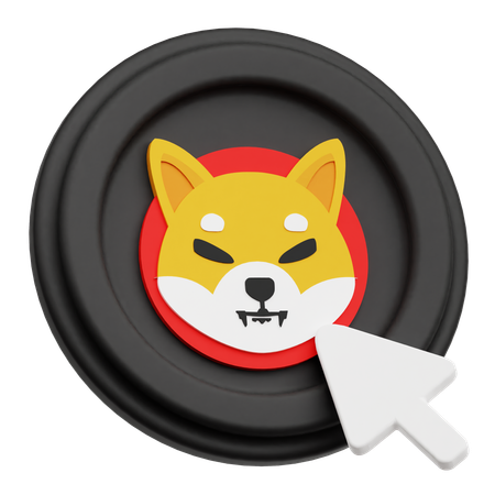 Shiba Inu Click  3D Icon