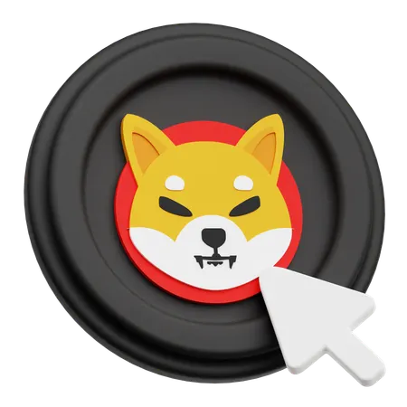 Shiba Inu Click  3D Icon