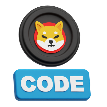 Shiba Inu Code  3D Icon