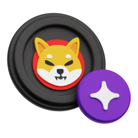 Shiba Inu Coin  3D Icon