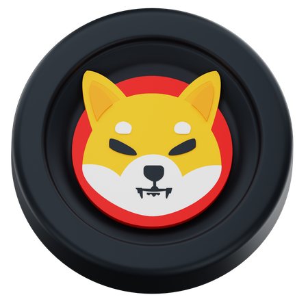 Shiba inu coin  3D Icon