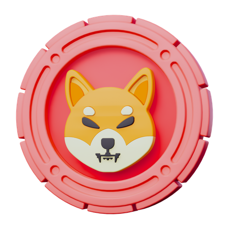 Shiba inu coin  3D Icon