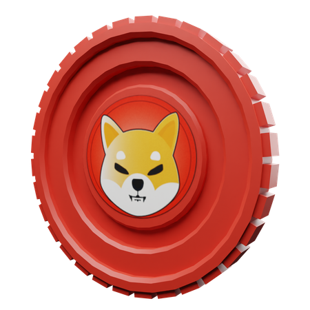 Shiba Inu Coin  3D Icon