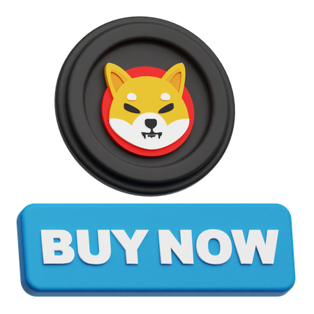 Shiba inu compre agora  3D Icon
