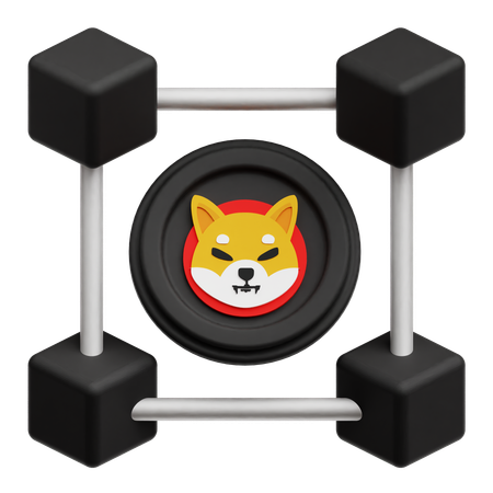 Shiba Inu Connection  3D Icon