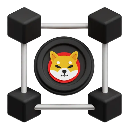 Shiba Inu Connection  3D Icon