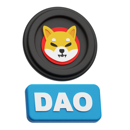 Shiba Inu Dao  3D Icon