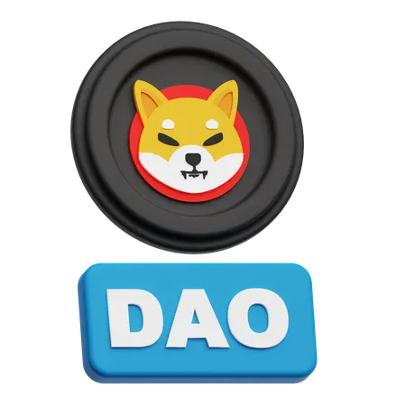 Shiba Inu Dao  3D Icon