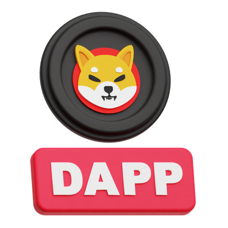 Shiba Inu Dapp  3D Icon