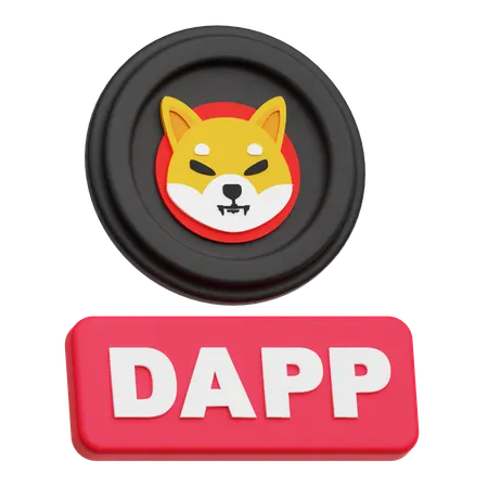 Shiba Inu Dapp  3D Icon