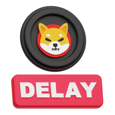 Shiba Inu Delay  3D Icon