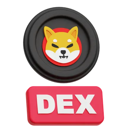 Shiba Inu Dex  3D Icon