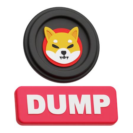 Shiba Inu Dump  3D Icon