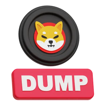 Shiba Inu Dump  3D Icon