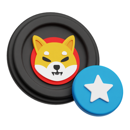 Shiba Inu Favourite  3D Icon