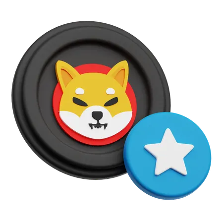 Shiba Inu Favourite  3D Icon