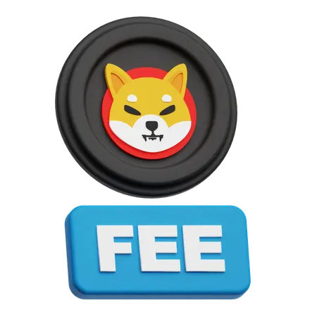 Shiba Inu Fee  3D Icon